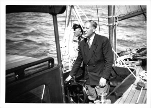 1939 Ernest Harston at the wheel